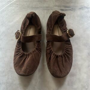 Dolce Vita CAELY chocolate brown ballet flat size 6